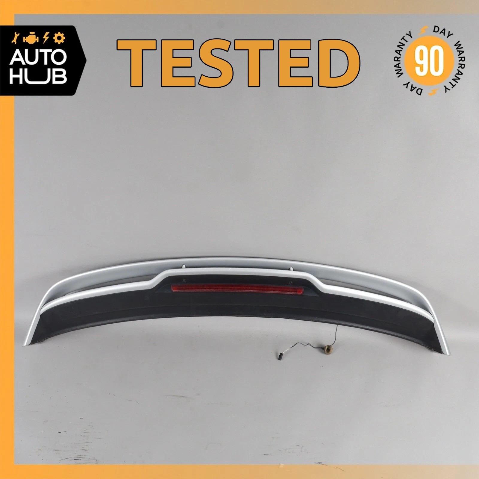 11-14 Porsche Cayenne 958 GTS Sport Design Trunk Lid Spoiler Wing Silver OEM 11-14 Porsche Cayenne 958 GTS Sport Design Trunk Lid Spoiler Wing Silver OEM