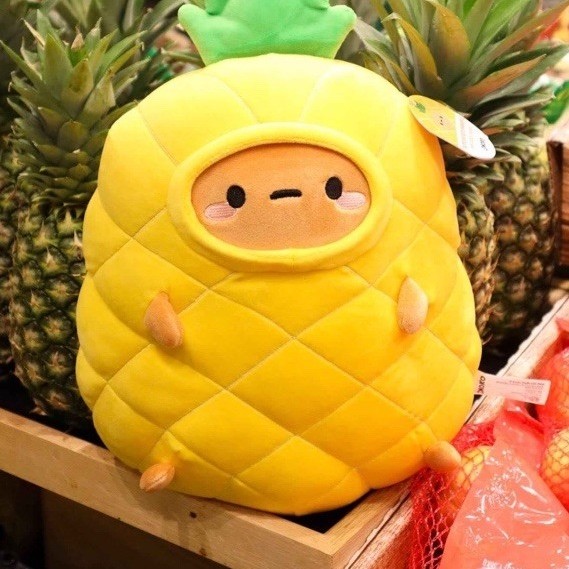 Smoko 12” Pineapple Tayto Deluxe Plush, Stuffed Animal Toy