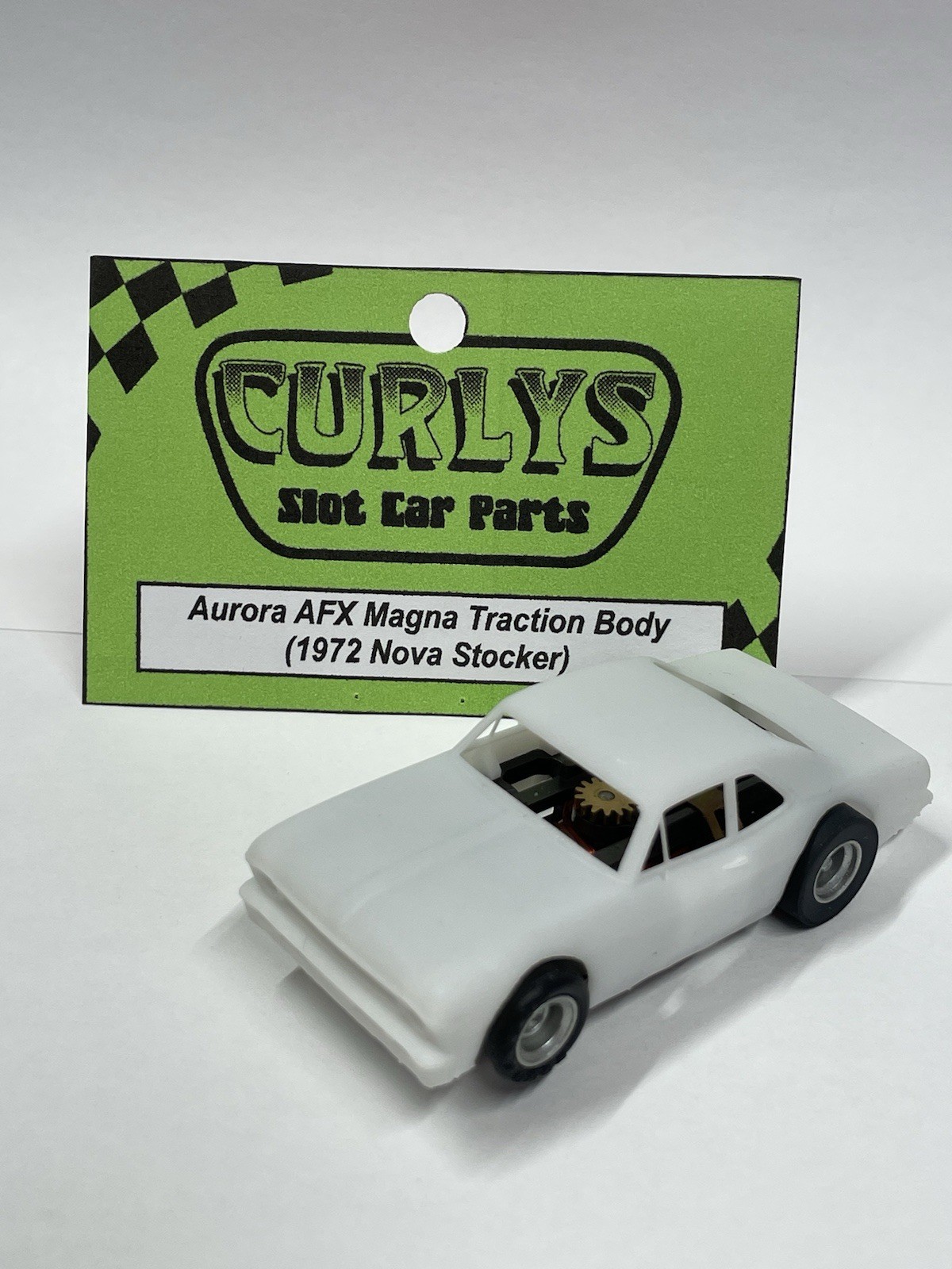 Curlys Slot Car Parts Aurora AFX Magna Traction 1972 Nova Stocker Body Curlys Slot Car Parts Aurora AFX Magna Traction 1972 Nova Stocker Body