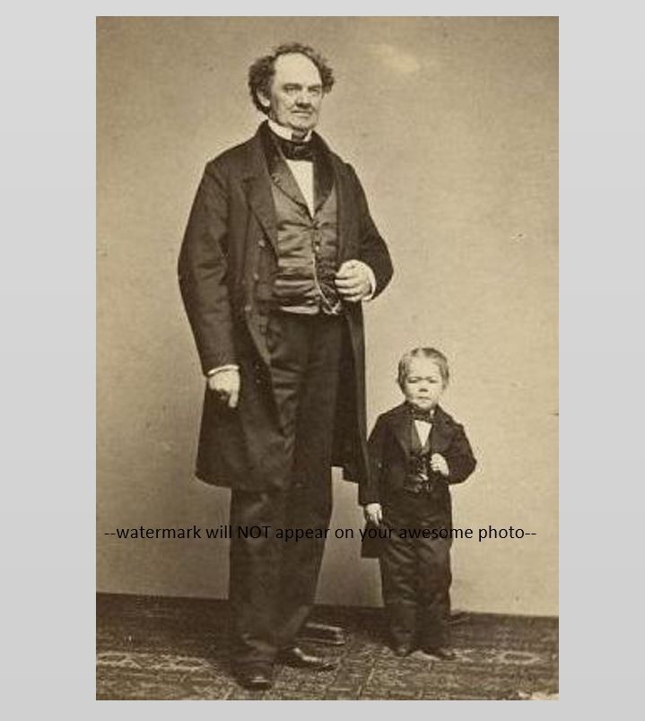 Vintage PT Barnum Circus Freak PHOTO Commodore Nutt Midget Dwarf Sideshow Star