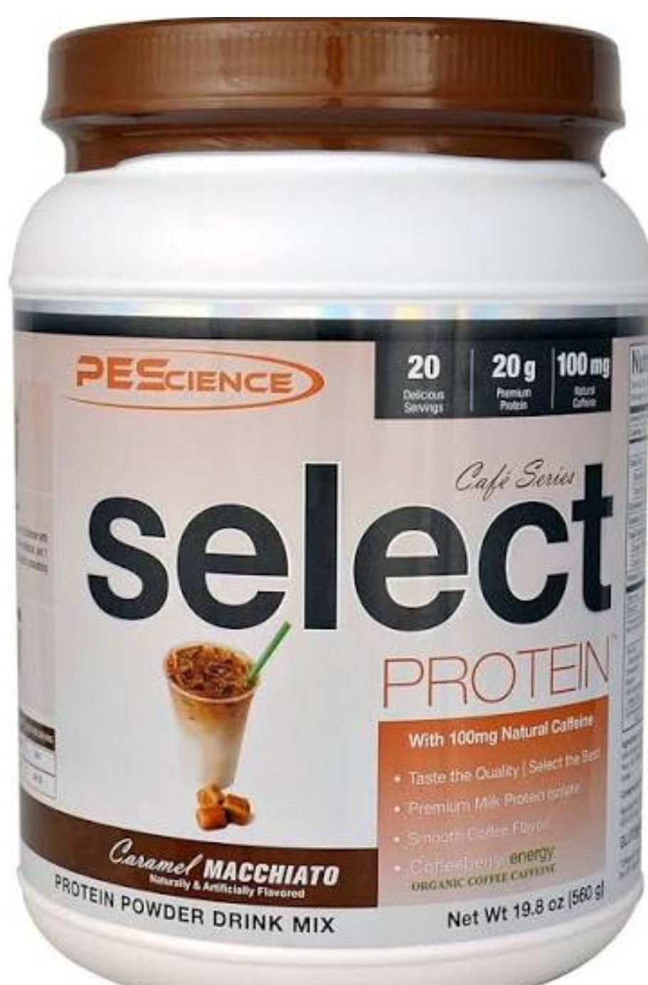 PESCIENCE SELECT PROTEIN Café Series 1.4 lb (20 Serv)  Carmel Mach BEST BY 11/26