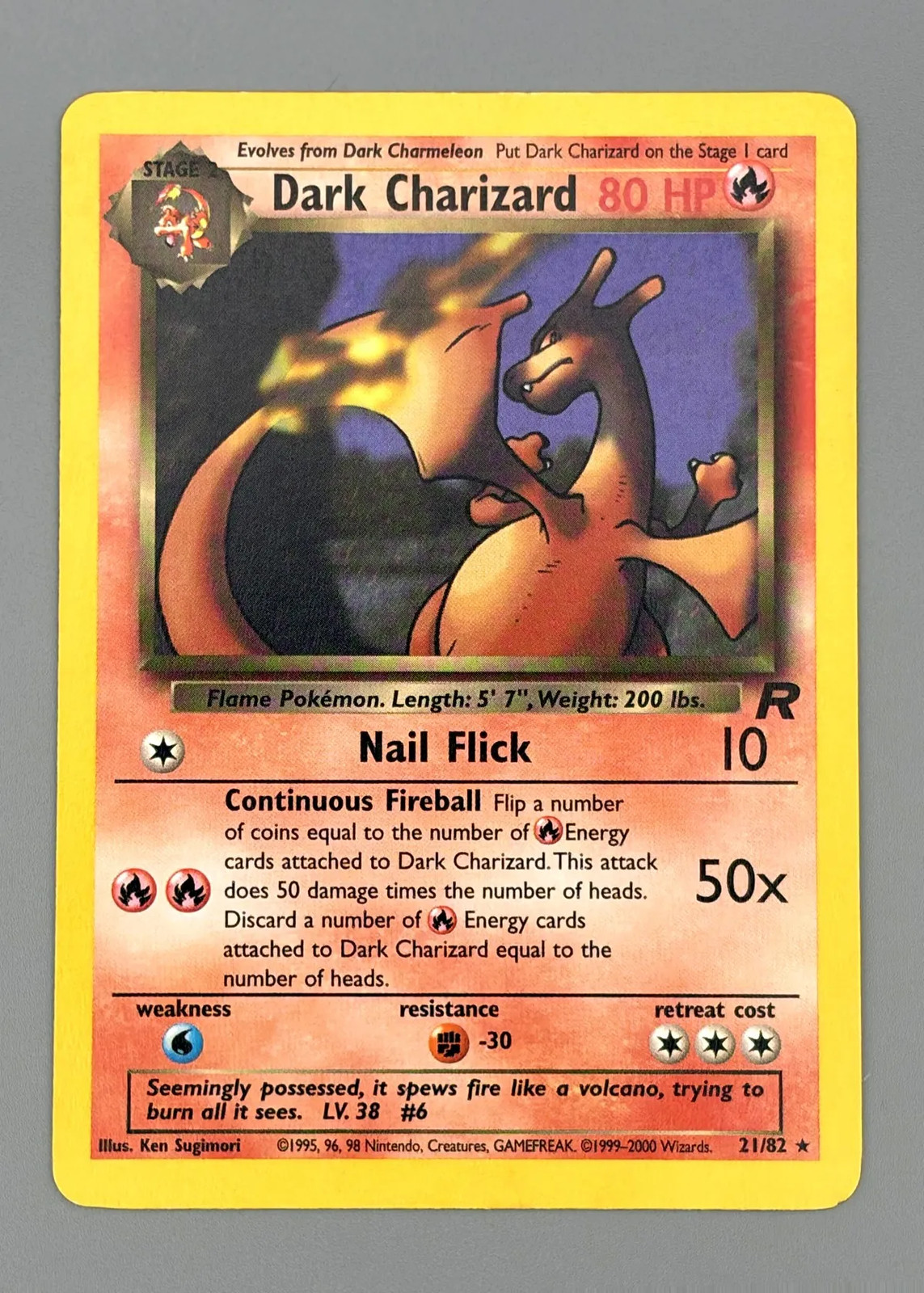 Dark Charizard 21/82 (Team Rocket) - Holo Rare