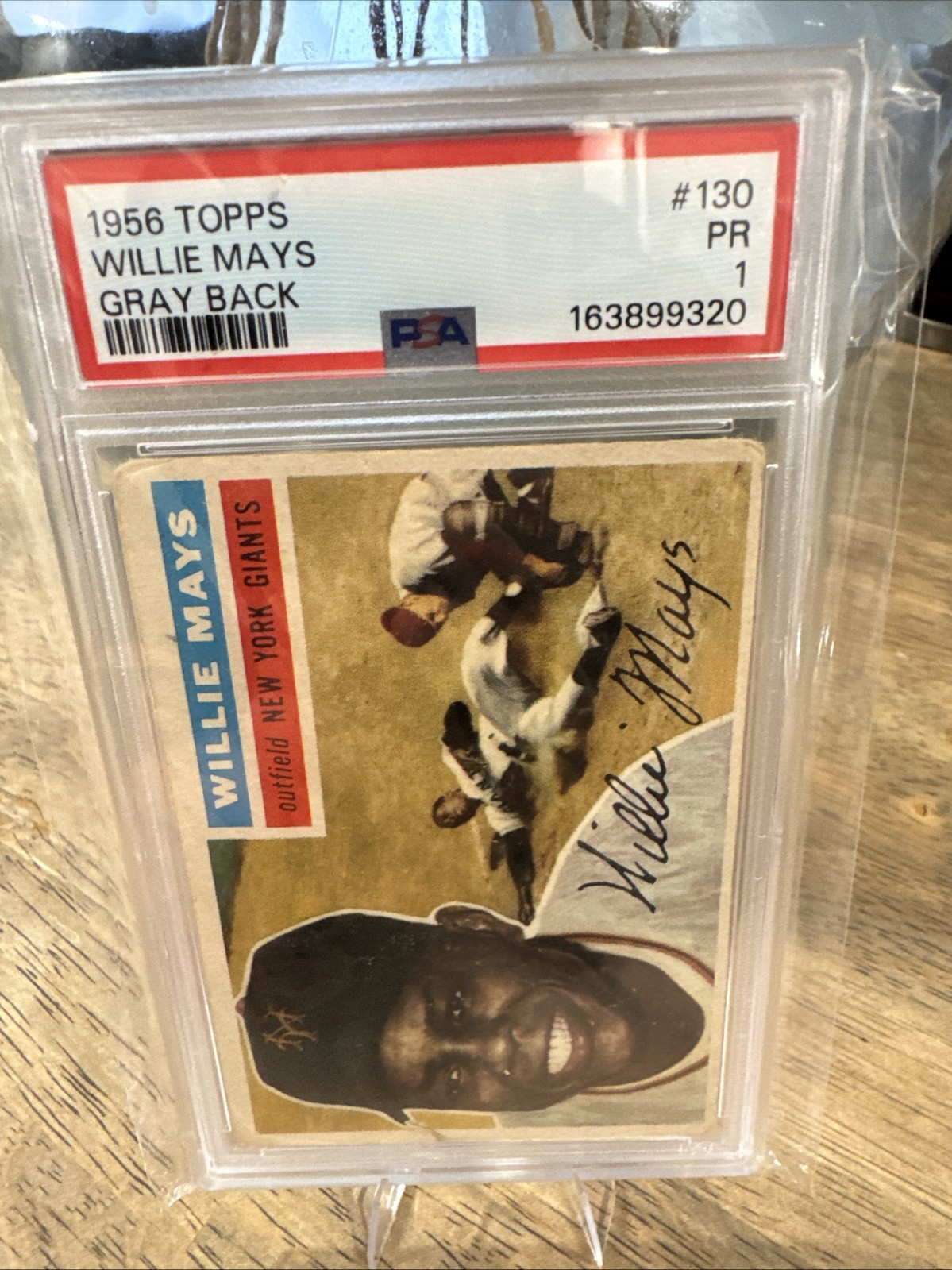 1956 Topps - Willie Mays #130 Gray Back PSA Graded