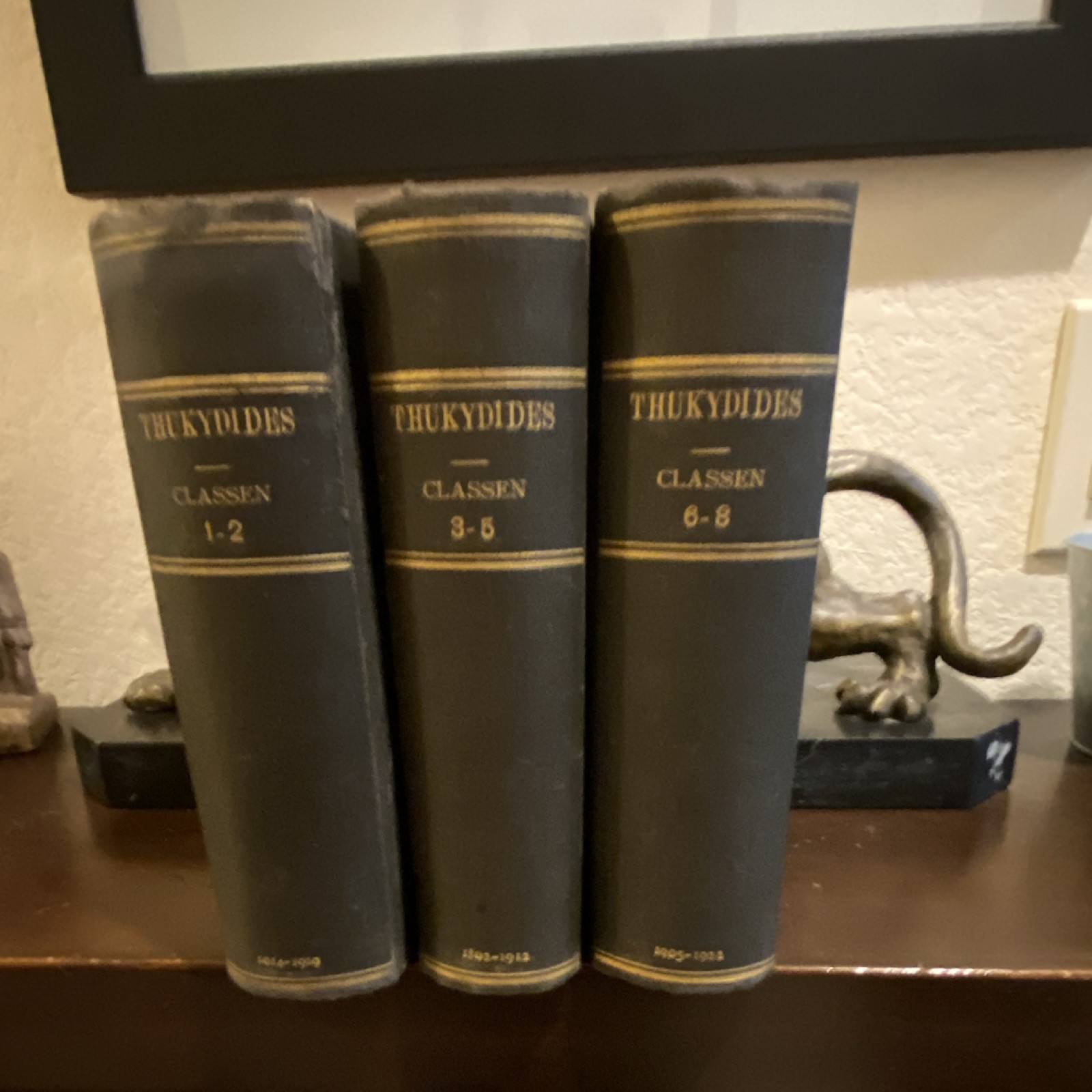 Thukydides Illustrated Classics Hardcover Set Weidmannsche 1910 German Berlin Thukydides Illustrated Classics Hardcover Set Weidmannsche 1910 German Berlin