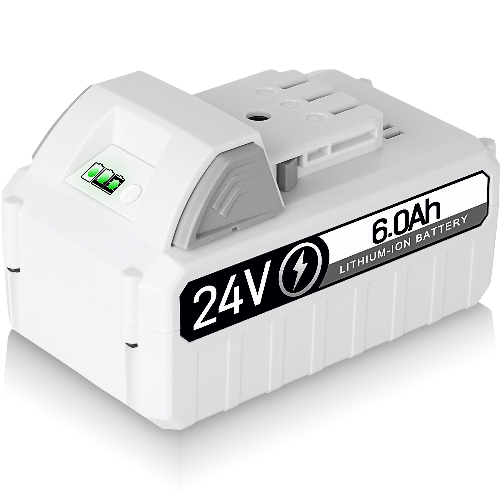 1~4Pack 6.0Ah 24V Battery For Snow Joe + Sun Joe iON+ 24VBAT-LTX 24VBAT-LTW
