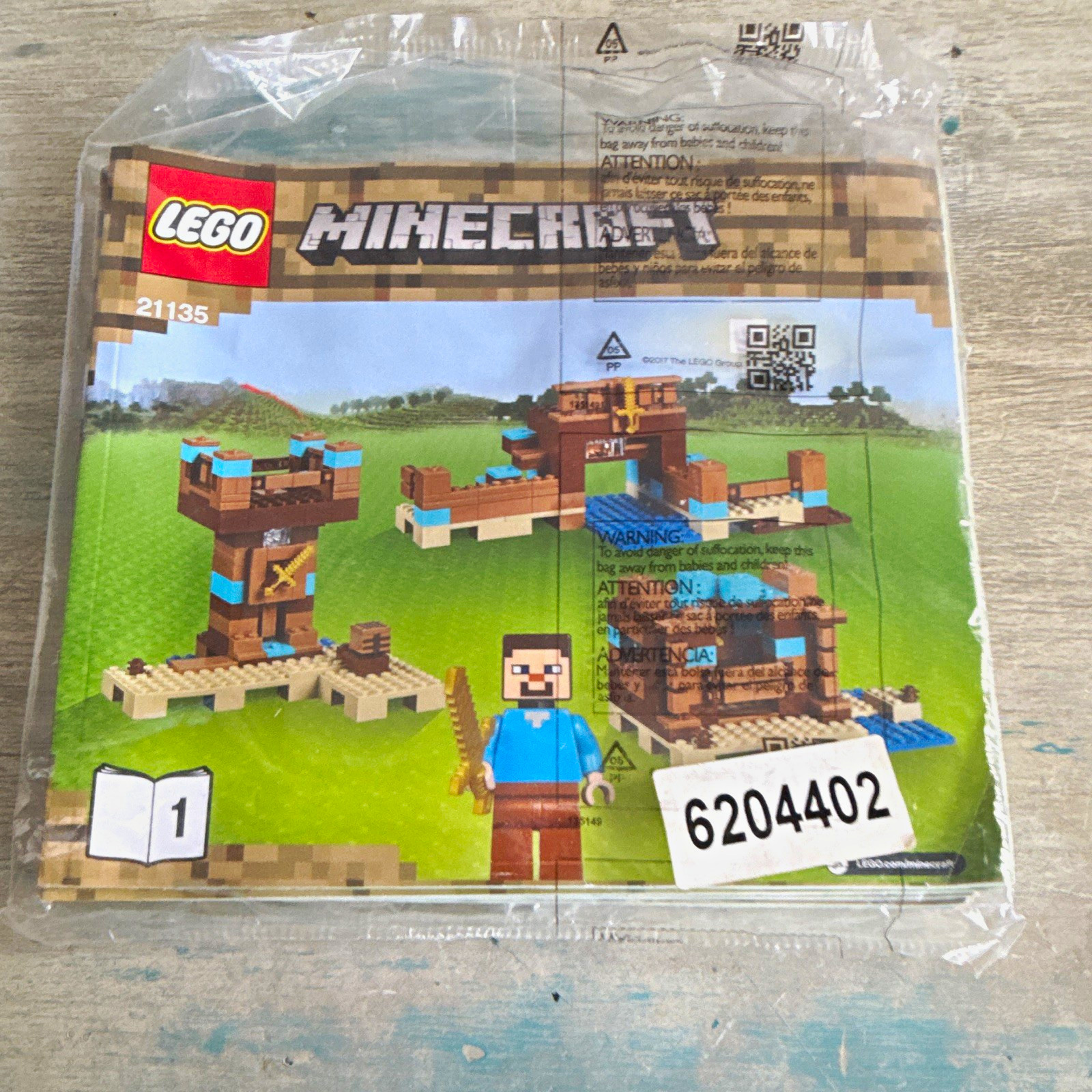 LEGO Minecraft 21135 The Crafting Box Manuals lot of 5 sealed