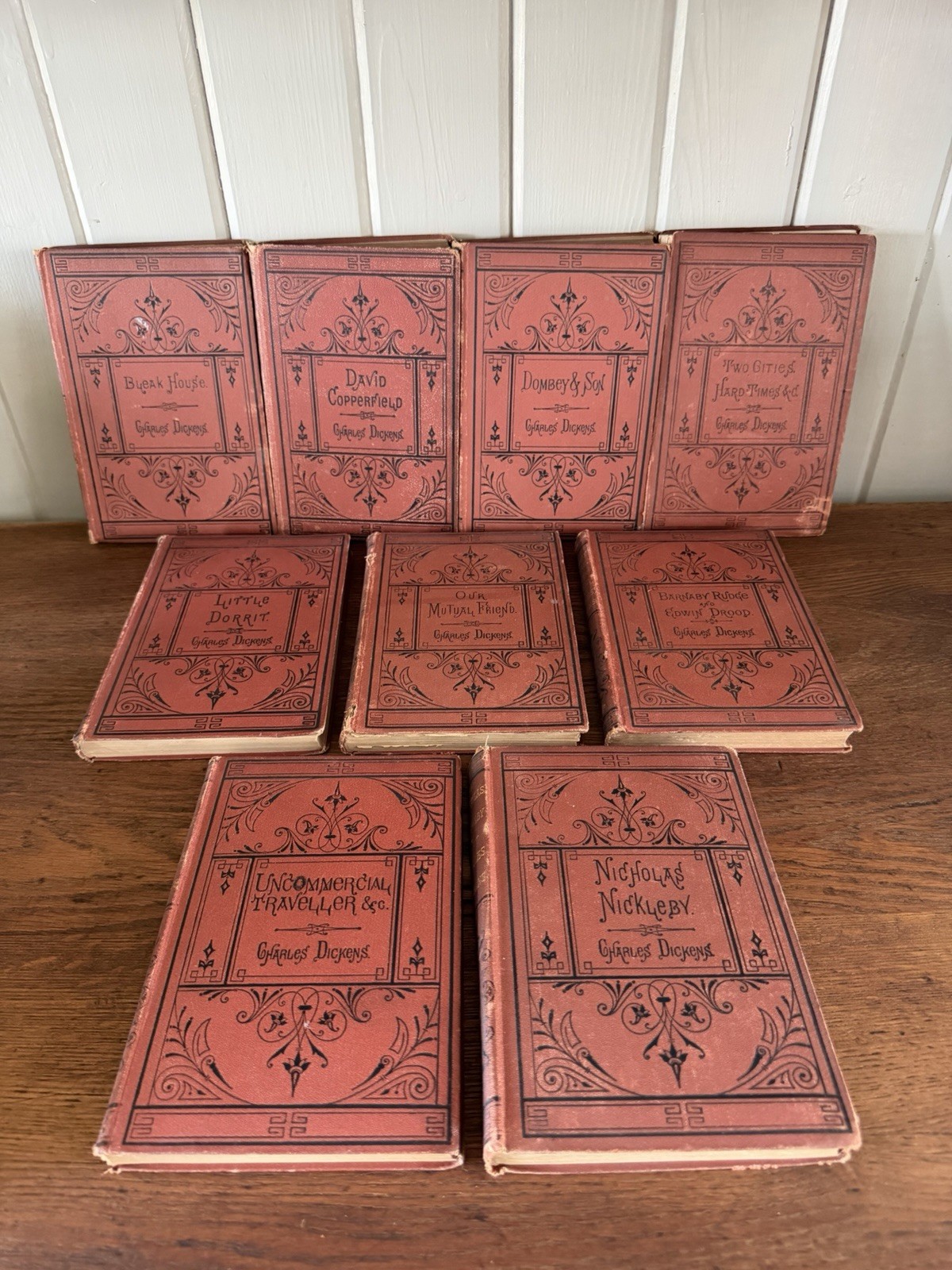 VTG The Works of CHARLES DICKENS 1878 Hardcover Book Set RARE D. Appleton & Co. VTG The Works of CHARLES DICKENS 1878 Hardcover Book Set RARE D. Appleton & Co.
