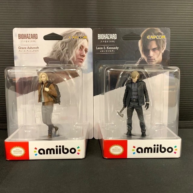 Amiibo Biohazard Resident Evil Requiem Leon & Grace Set of 2 CAPCOM Japan Ver Amiibo Biohazard Resident Evil Requiem Leon & Grace Set of 2 CAPCOM Japan Ver