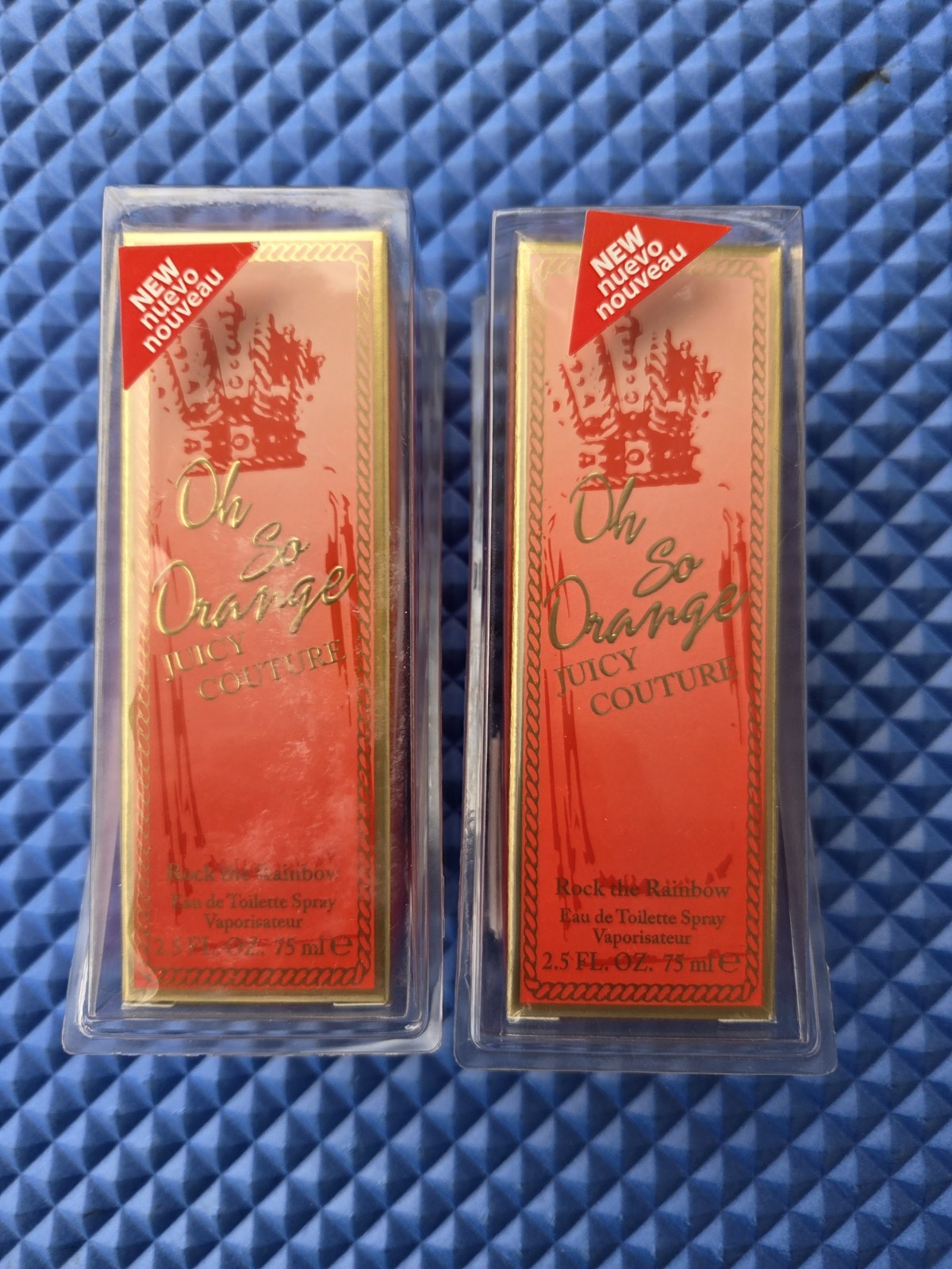2 X Oh So Orange By Juicy Couture Eau de Toilette 2.5oz Spray Brand New 
