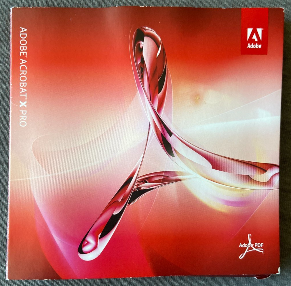 Adobe Acrobat  X Pro  for Windows ( With Serial # , Unknown Licensing Status )