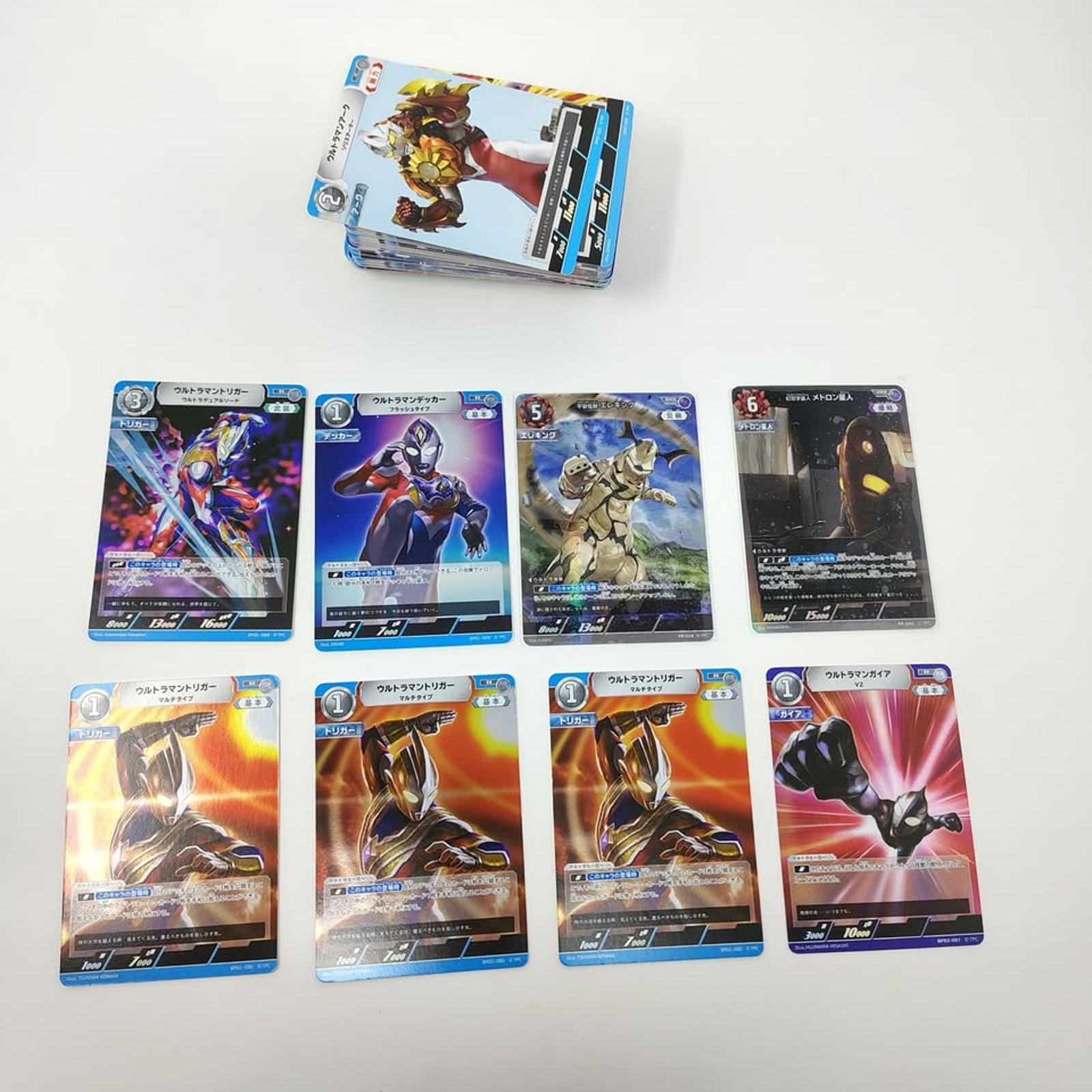 Ultraman Card Game Lot – 92 Japanese Cards w/ Shiny RRR Hits (FC02)