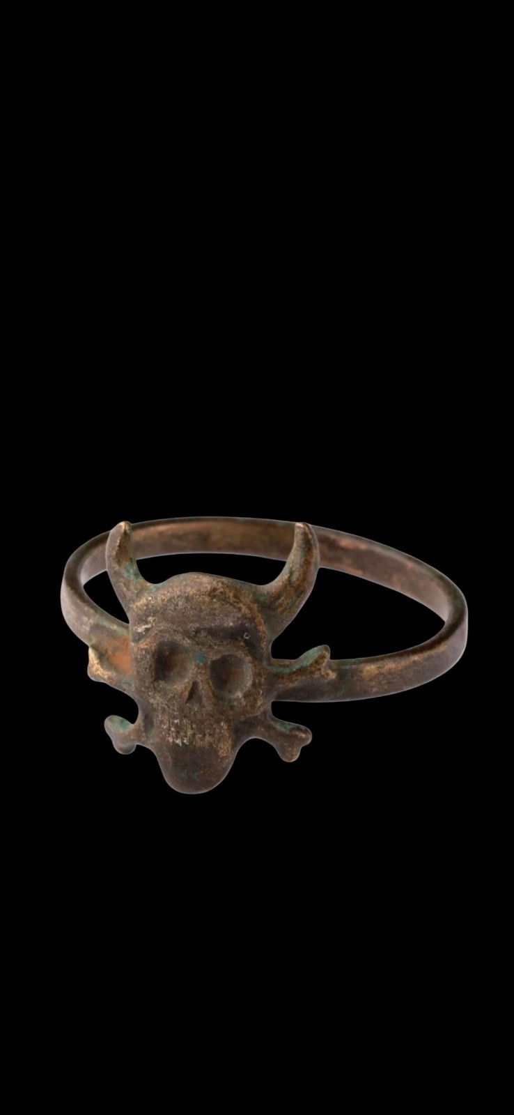 Antique WWII Ww2 Era Central European Ring Unique Satan Devil Lucifer Antique WWII Ww2 Era Central European Ring Unique Satan Devil Lucifer