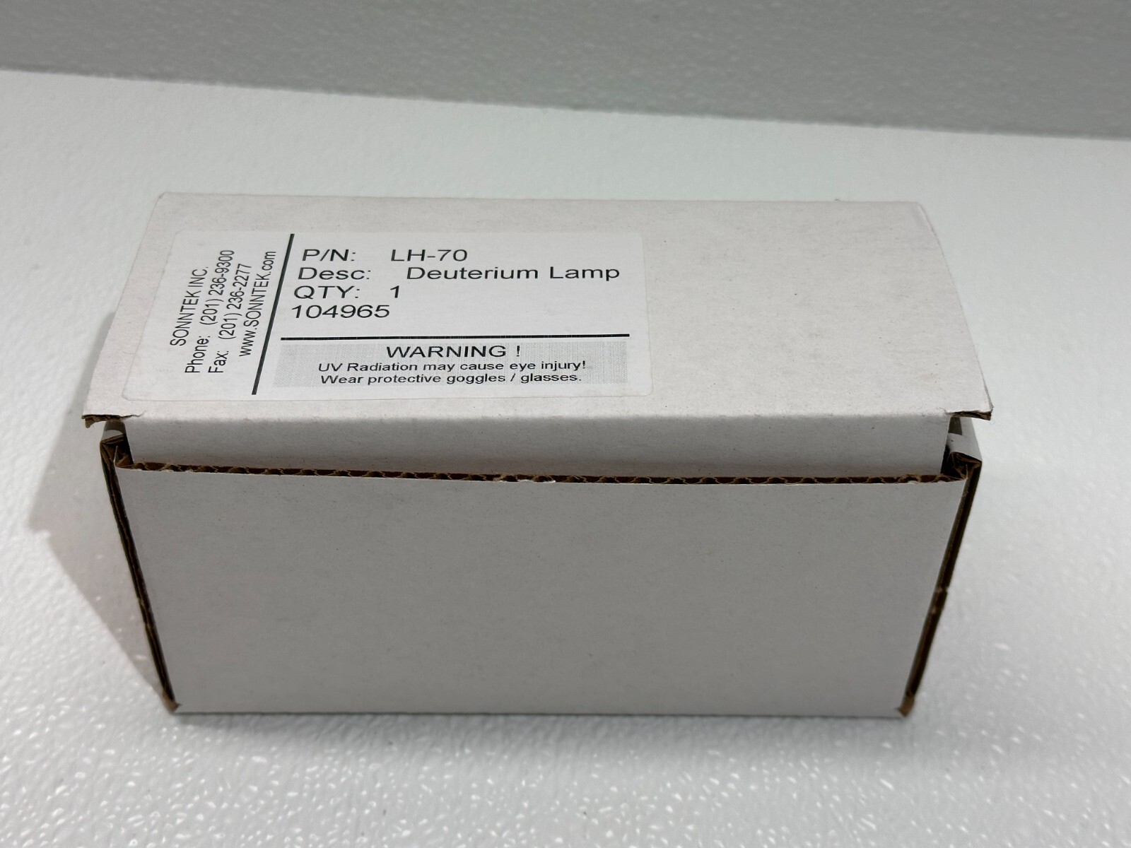 Sonntek LH-75 Deuterium Lamp Ultraviolet UV Light
