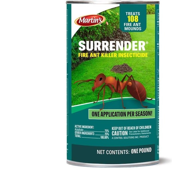 Martin\'s Surrender Acephate 75% Fire Ant Killer Mound Insecticide - 1 lb. Can