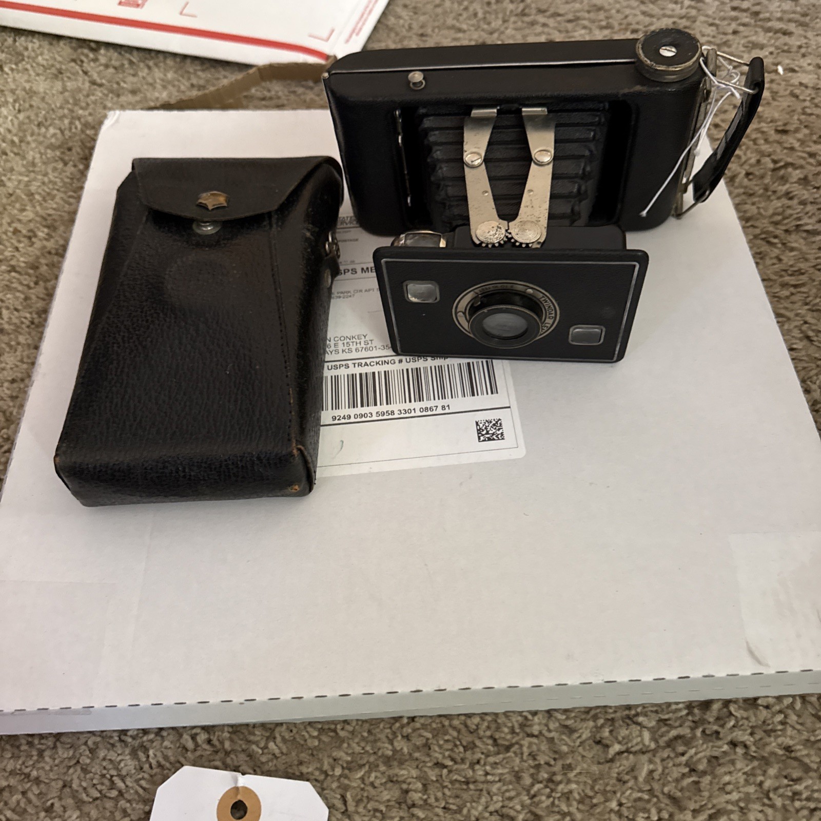 Vintage Jiffy Eastman Kodak Co. Folding Camera Collectible Photography Prop Vintage Jiffy Eastman Kodak Co. Folding Camera Collectible Photography Prop