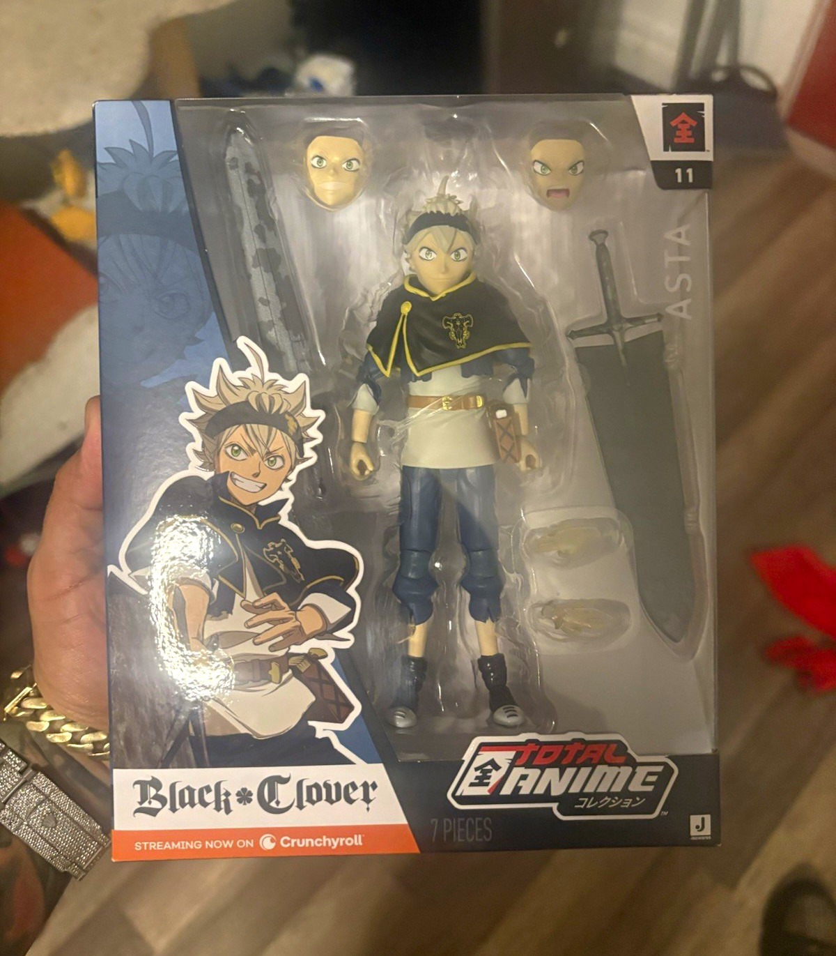 New Jazwares Total Anime Black Clover Asta Action Figure Boxed w/ Sword SEALED