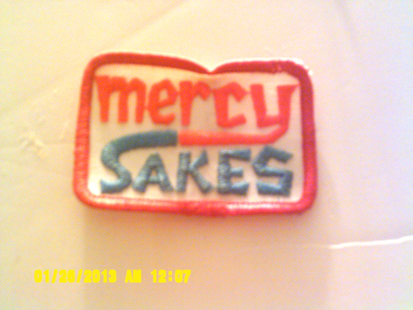 Mercy Sakes CB  patch