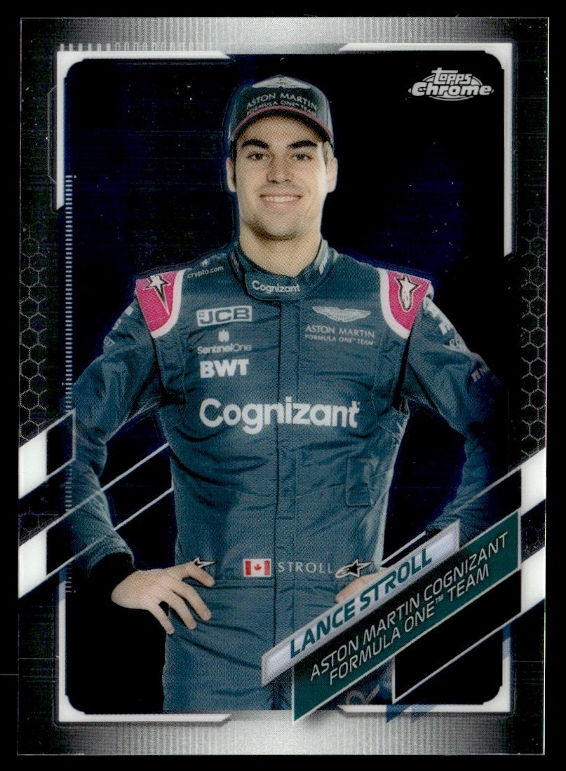 2021 Topps Chrome Formula 1 Lance Stroll Aston Martin Cognizant F1 #8
