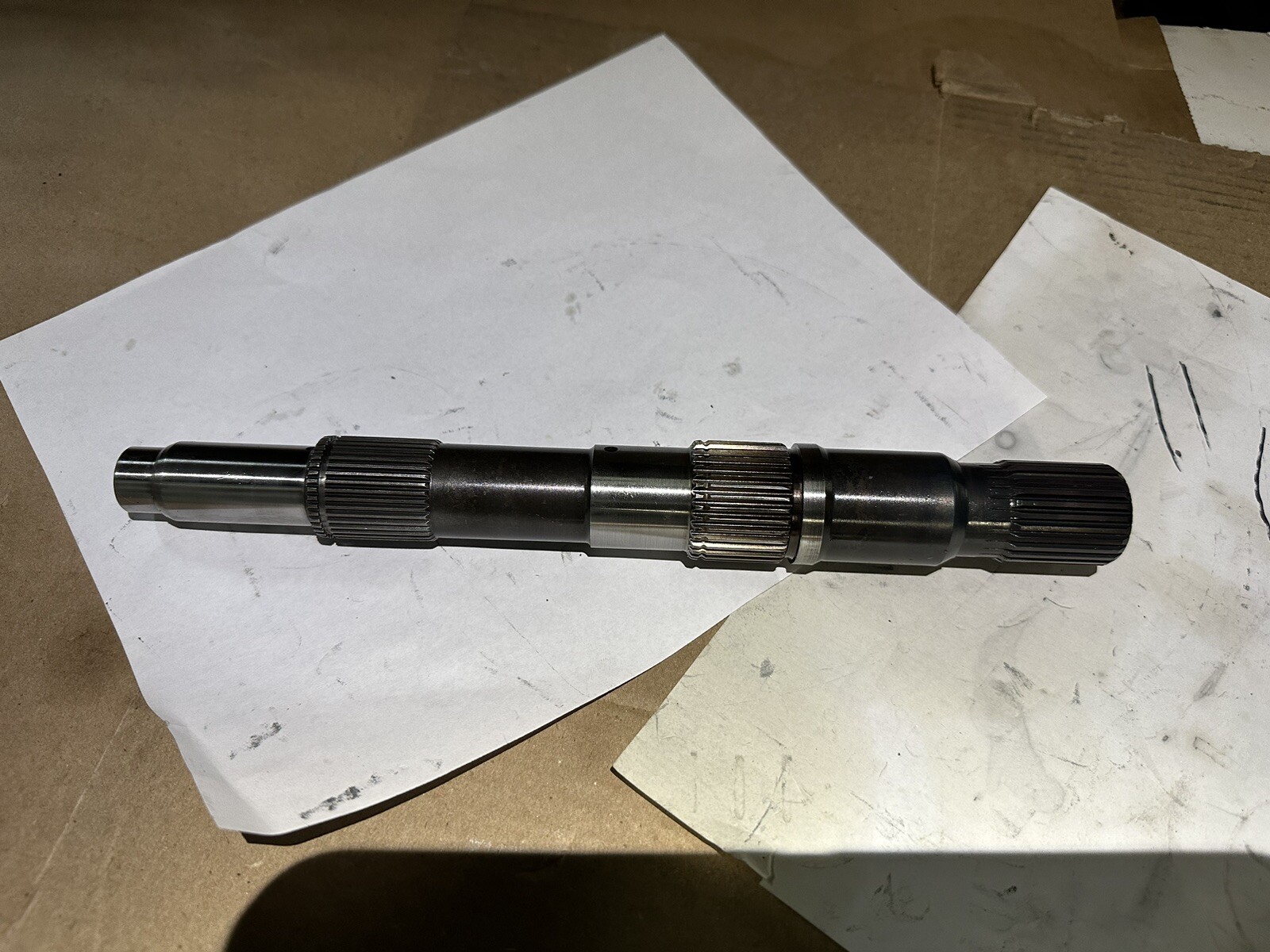 4L60E GM TRANS OUTPUT SHAFT ELECTRONIC TO NP 205-203 TC 27 SPLINE 11-3/16”