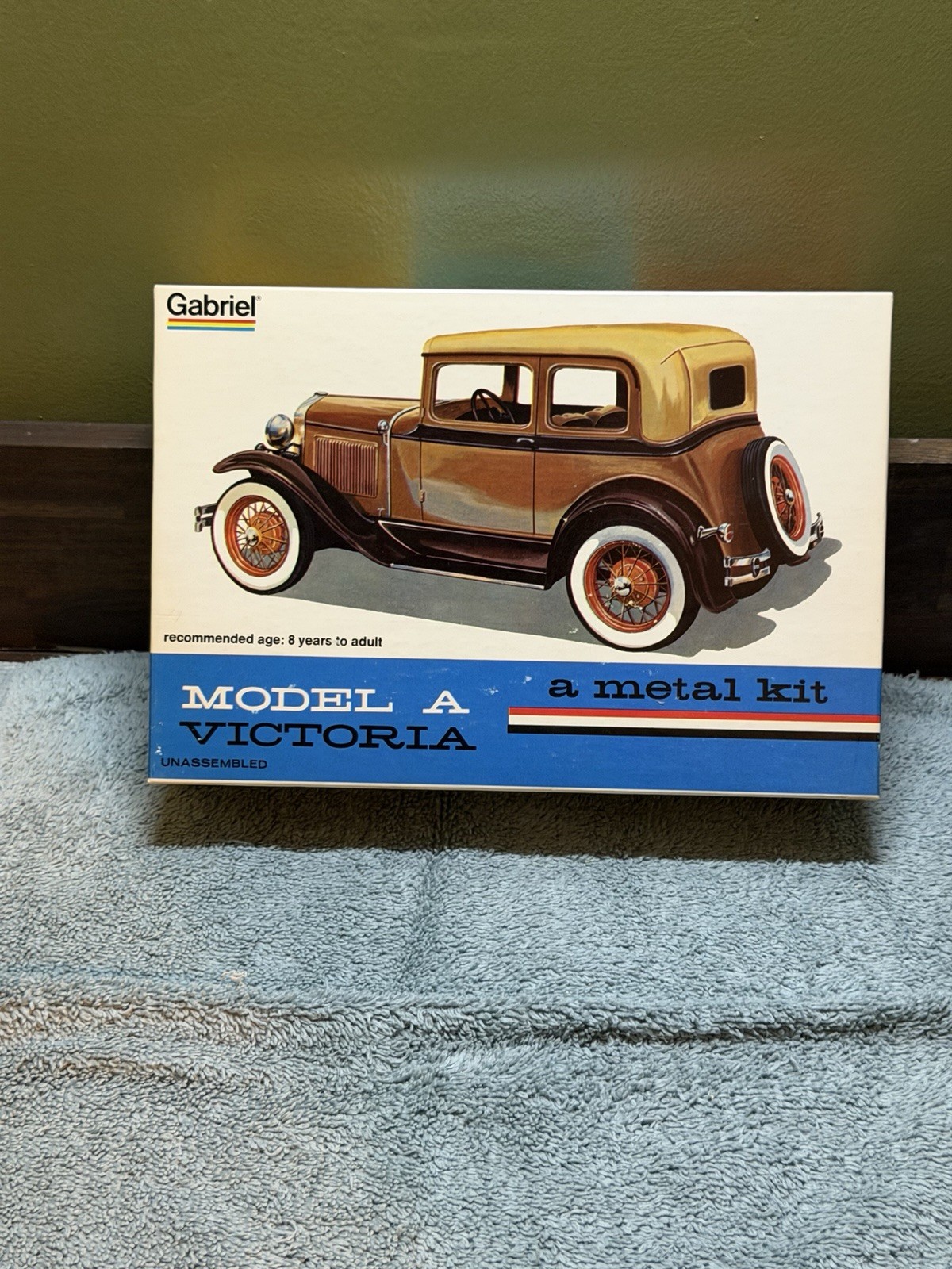 Vintage Gabriel Model A Victoria Metal Kit No 4866 Unassembled W/ Box Parts