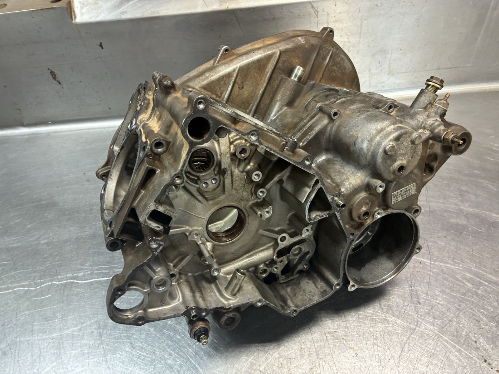 04-09 Kawasaki Kfx 700 Cases Kfx700 Crankcases Bottom End Motor Engine