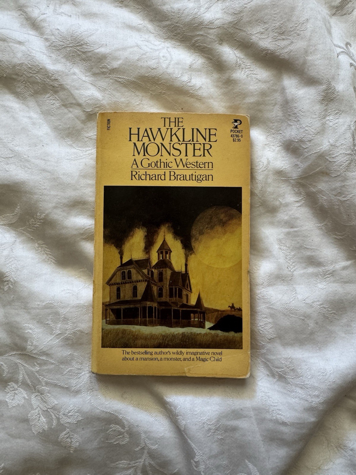 The Hawkline Monster Richard Brautigan 1976 Pocket Paperback Gothic Western