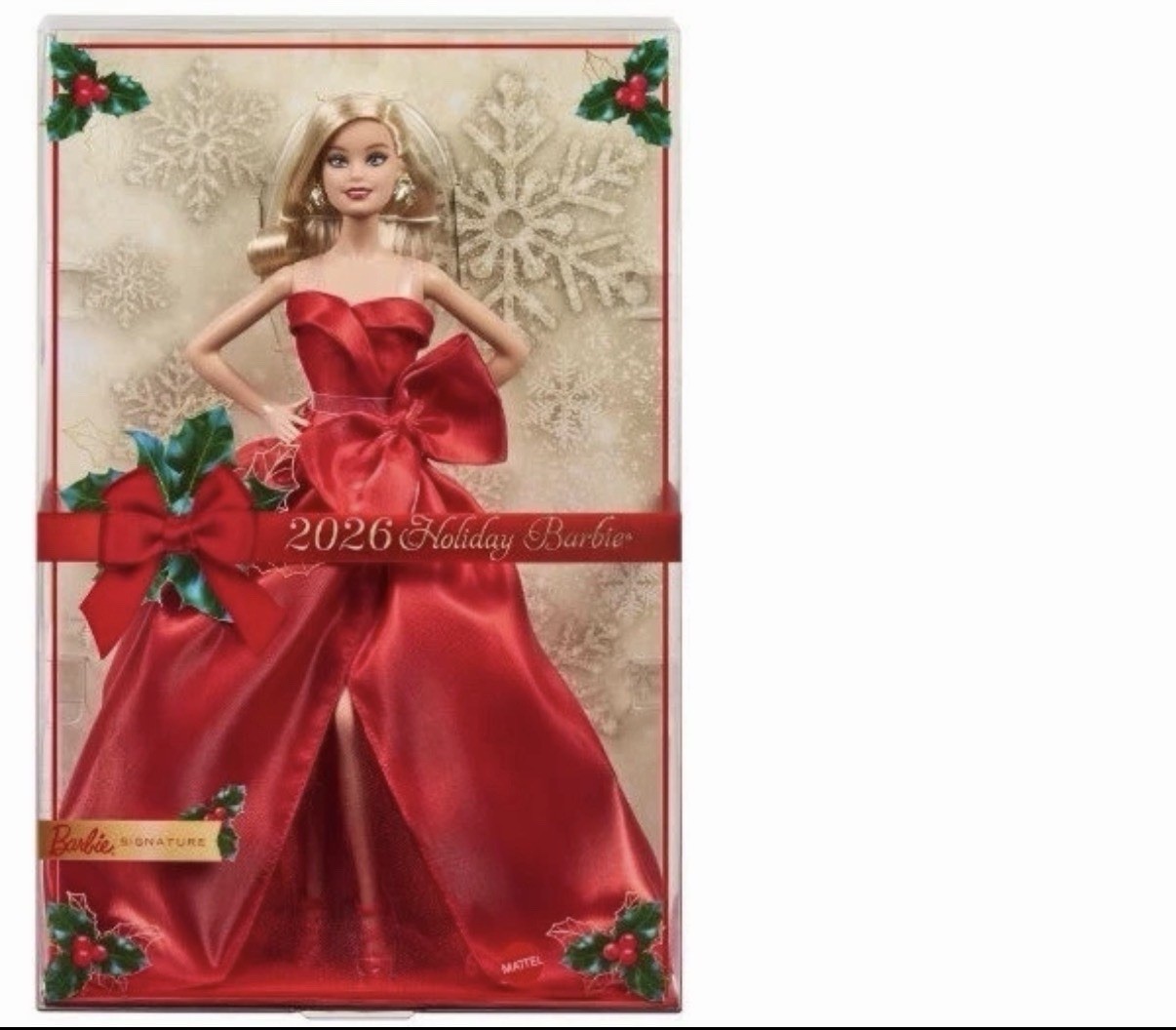 2026 Holiday Barbie Blonde (ships 10/2) 2026 Holiday Barbie Blonde (ships 10/2)