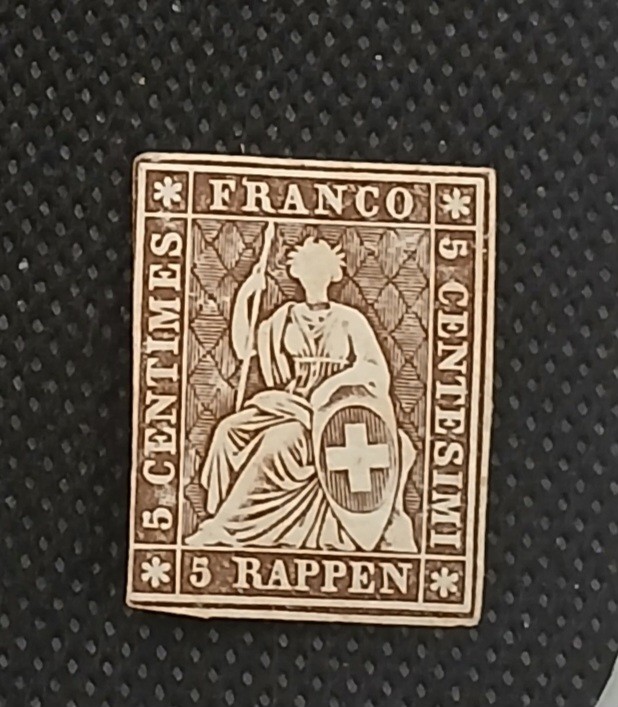 Switzerland 1854 Scott #15 Mint Switzerland 1854 Scott #15 Mint
