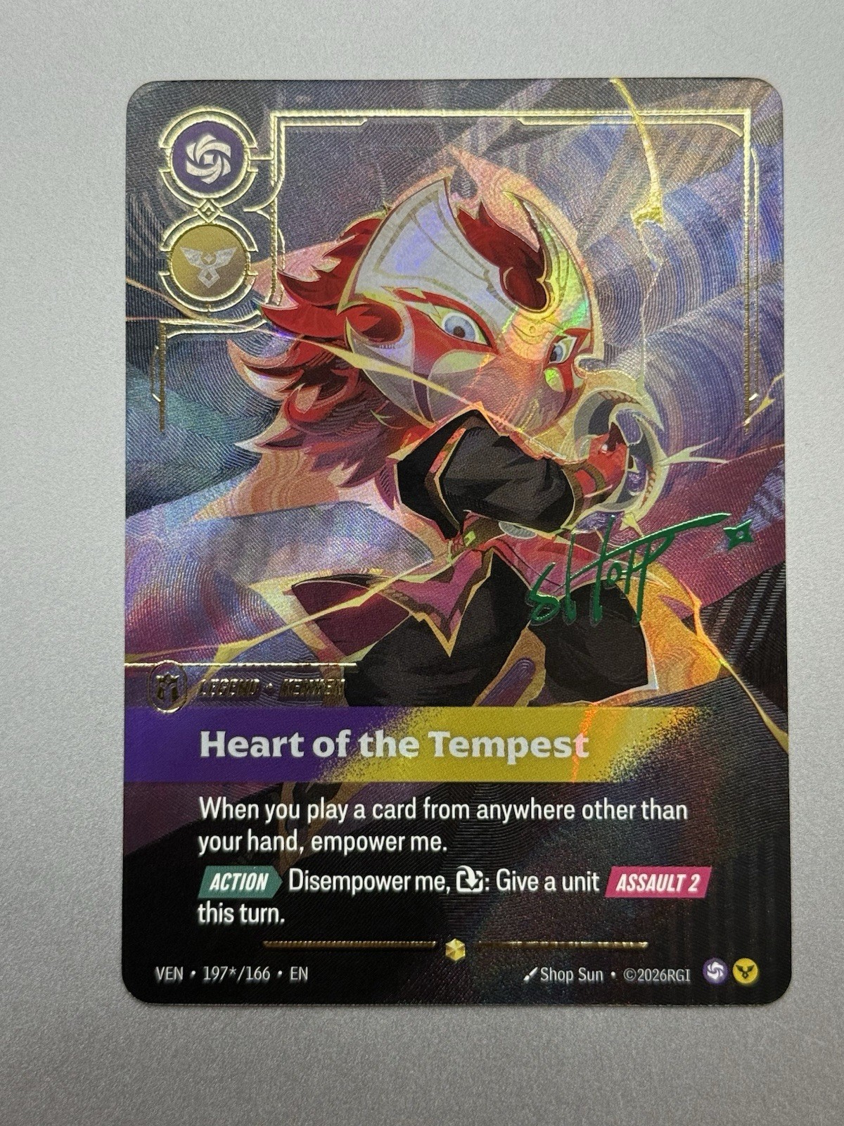Riftbound Kennen Heart Of The Tempest Signature Overnumber - Vendetta