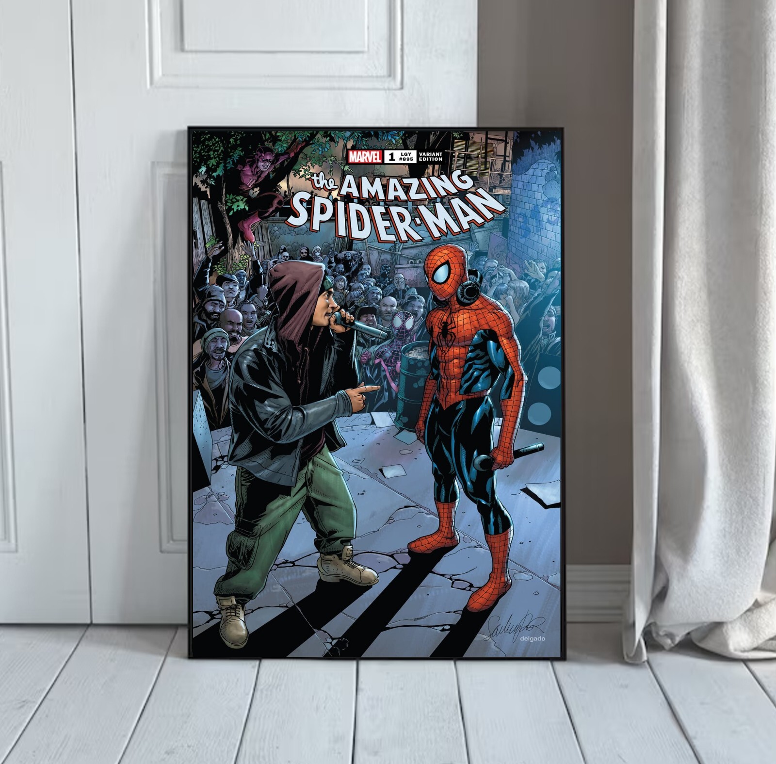 Spider-Man And Eminem Poster Spider-Man And Eminem Poster