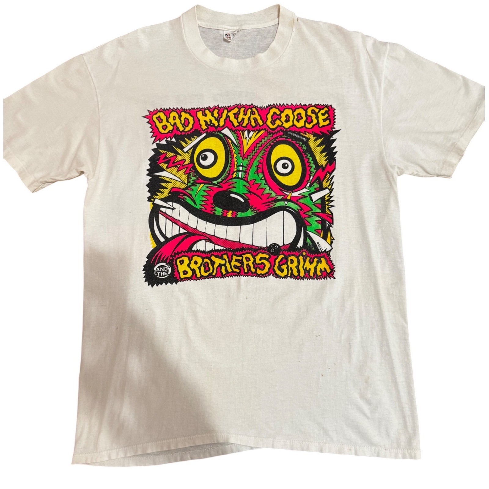 VINTAGE 1987 Frank Kozik Bad Mutha Goose FSU Shirt Stedman James Hetfield Worn L