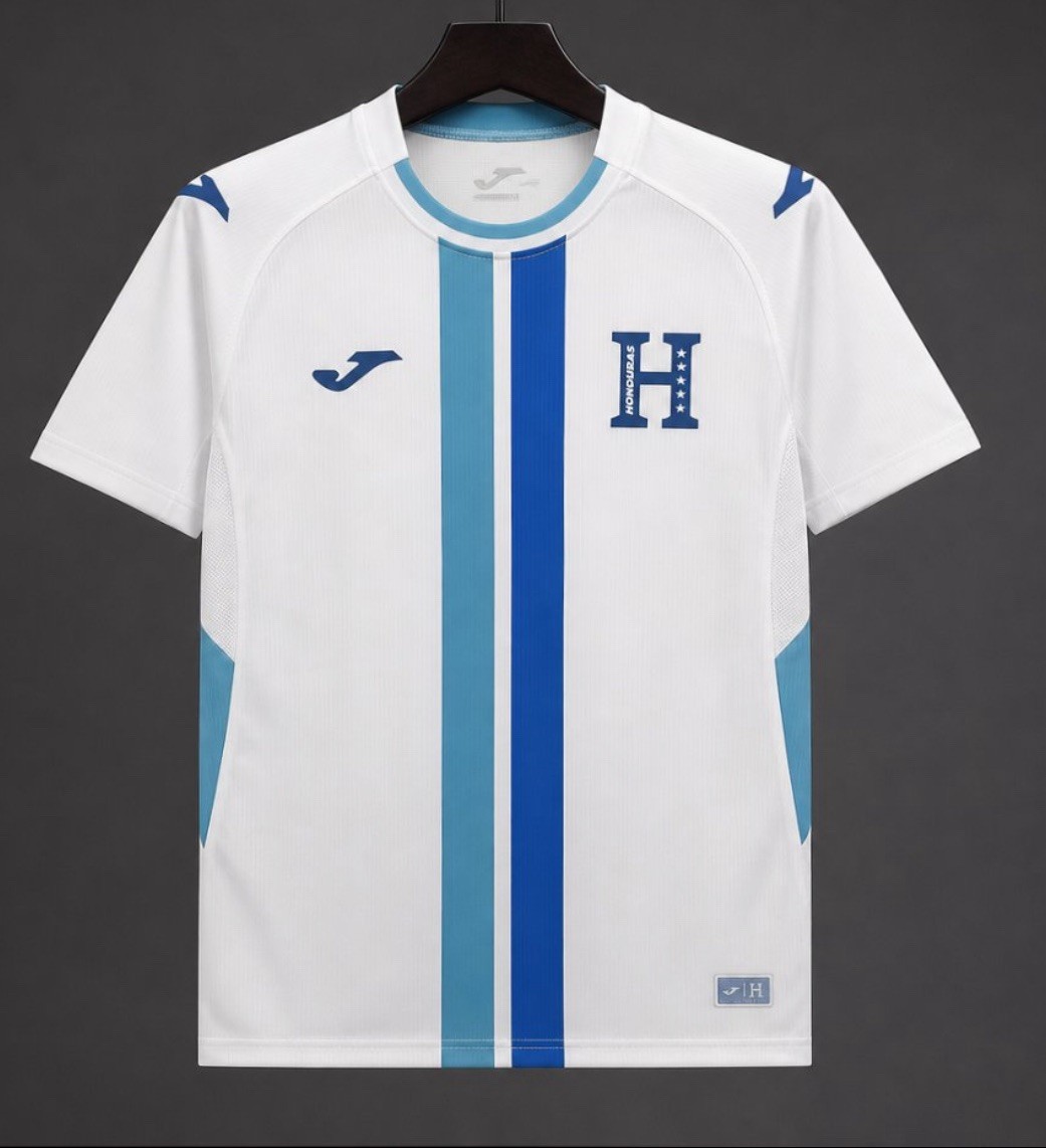 HONDURAS HOME JERSEY SIZES L WHITE COLOR 2026 HONDURAS HOME JERSEY SIZES L WHITE COLOR 2026