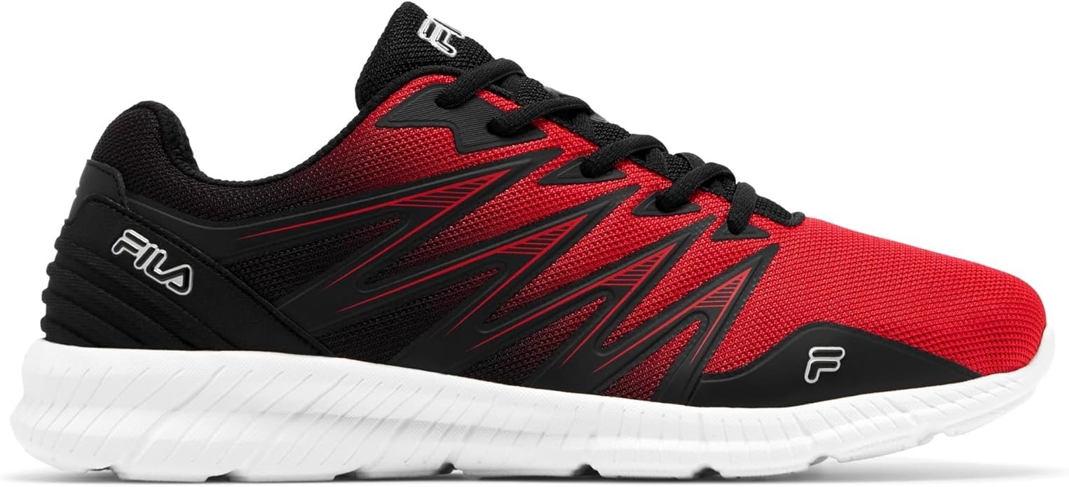 FILA Memory Fantom Men 12 10.5 Running Shoes Red Blue Lightweight Breathable