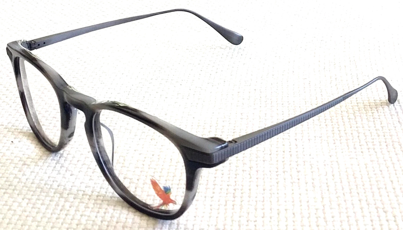 MAUI JIM MJO2611-27B GREY HORN/GUNMETAL TEMPLES AUTHENTIC EYEGLASSES 47-21 JAPAN