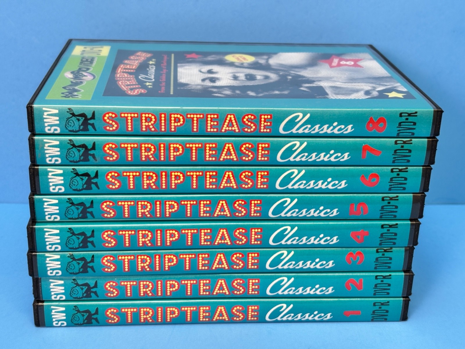 Striptease Classics 1-8 Something Weird Video OOP DVD-R ~ Vintage Burlesque