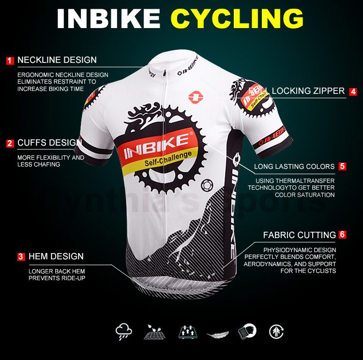 INBIKE Cycling bike Clothing Outdoor Sports Short Sleeves Jersey shirt, IA285 SJ