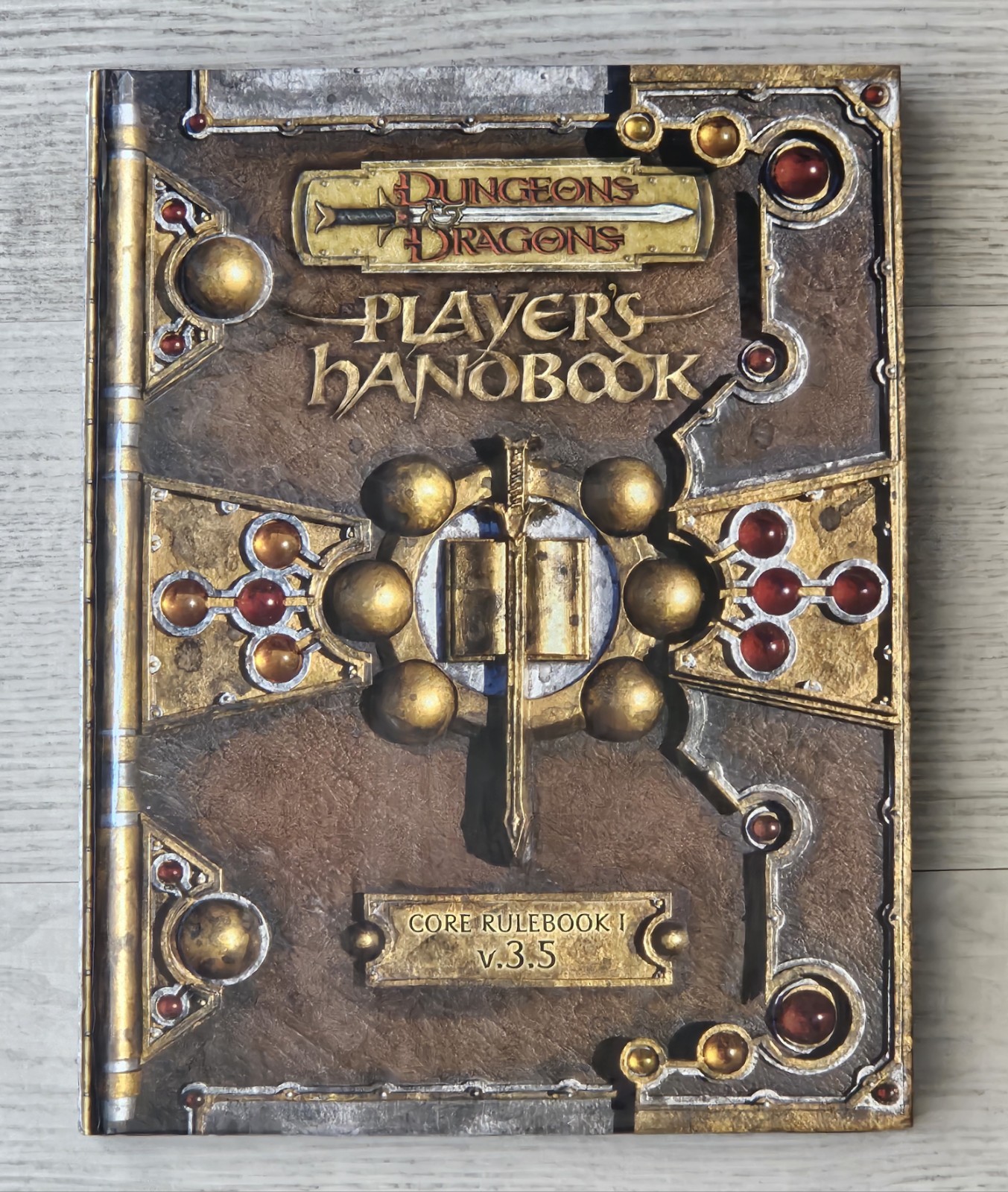 D&D 3.5 Players Handbook Core Rulebook I Hardcover WotC 17524 Dungeons Dragons 