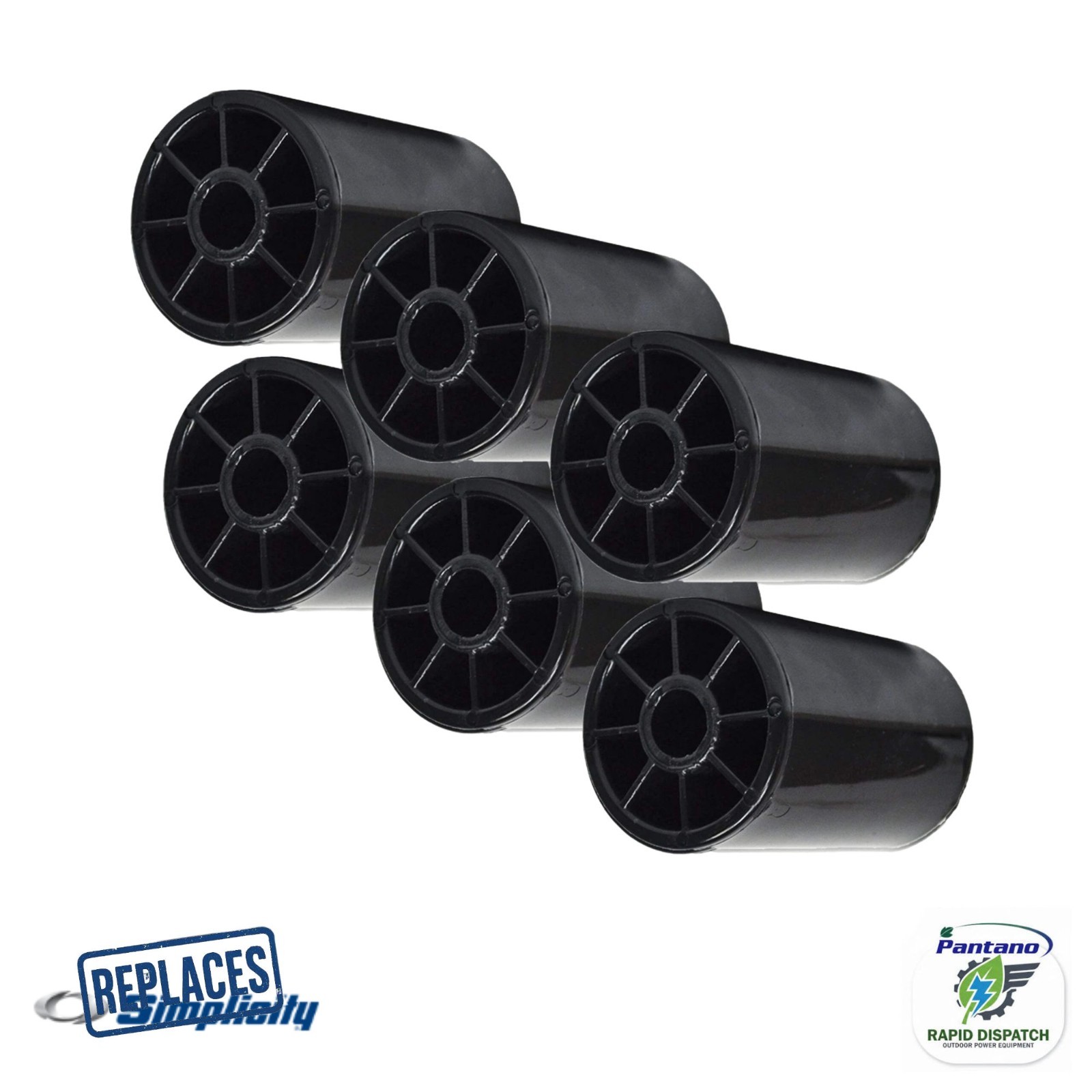 6PK Lawn Mower Tractor Anti Scalp Deck Roller Wheel for Simplicity 1668513SM