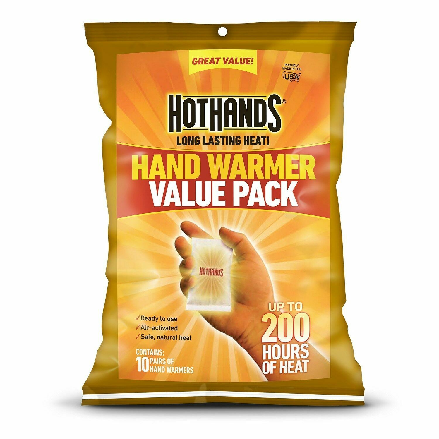 NEW HotHands Hand Warmers 10 Pair Value Pack