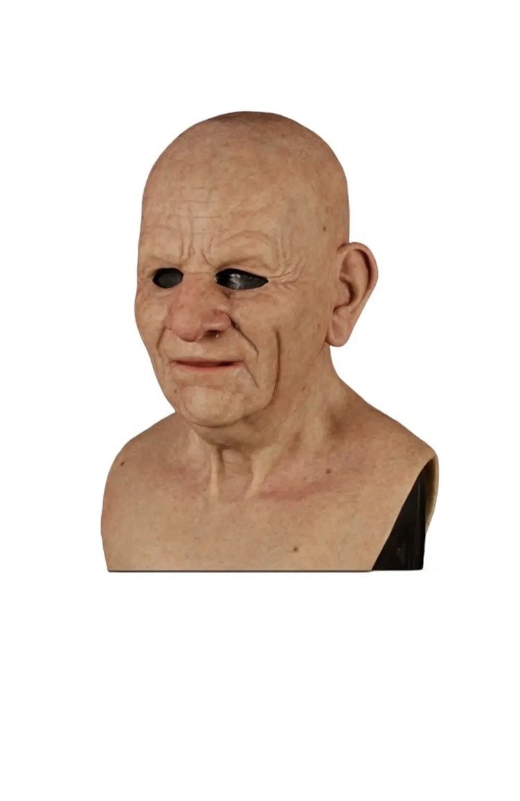 Old Man Mask Latex Halloween Cosplay Party Realistic Full Face Masks Headgear Old Man Mask Latex Halloween Cosplay Party Realistic Full Face Masks Headgear