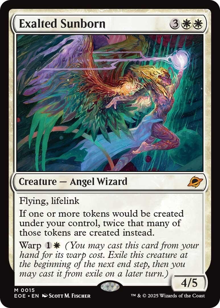 MTG EOE M Exalted Sunborn #15 NM
