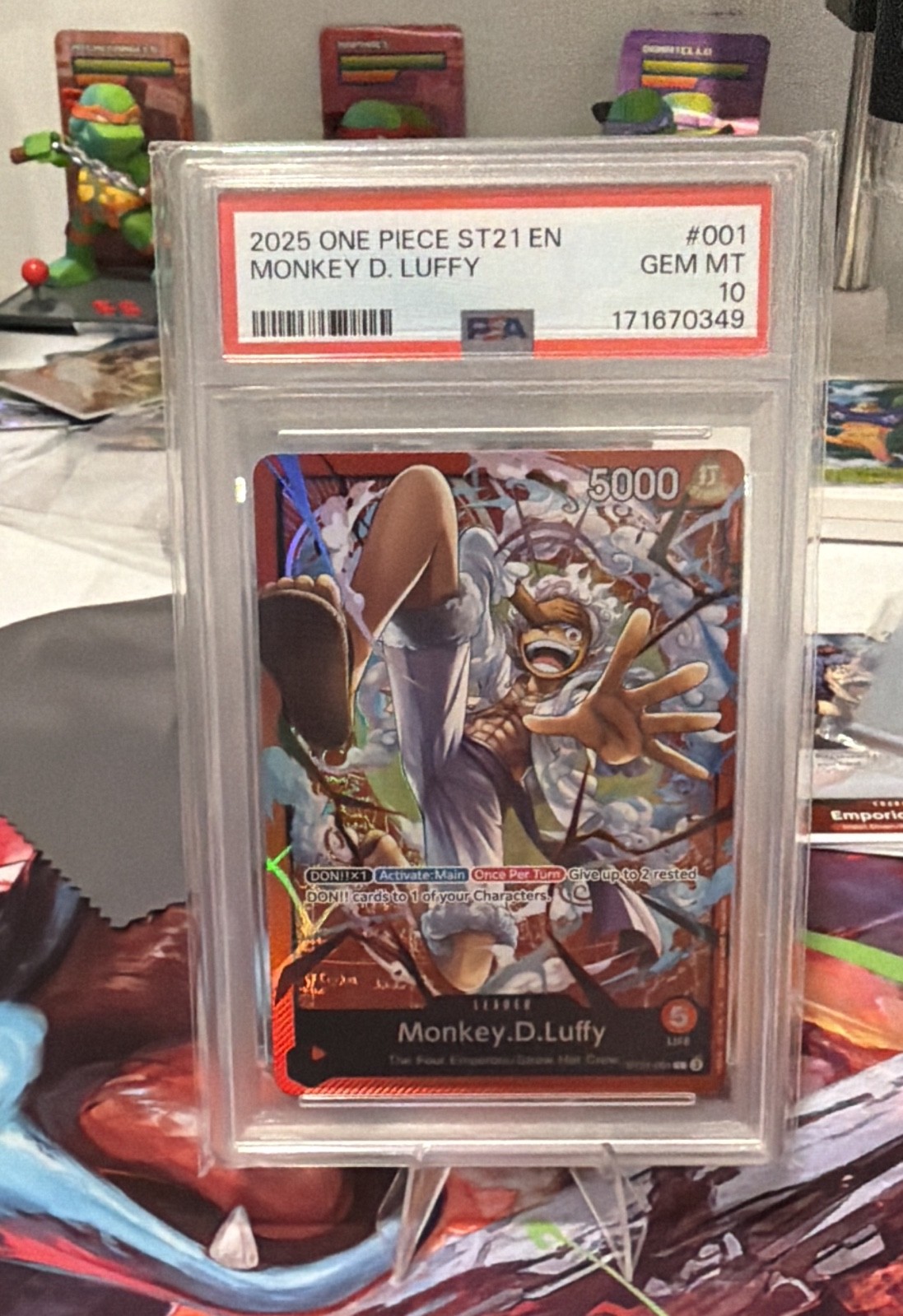 Monkey.D.Luffy (001) (Parallel) ST21-001 Starter Deck Ex: Gear 5 Foil Monkey.D.Luffy (001) (Parallel) ST21-001 Starter Deck Ex: Gear 5 Foil