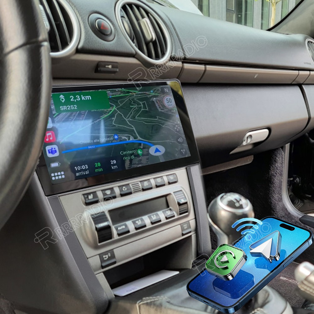 For Porsche 911 997 Cayman Boxster 987 CarPlay Android Car Stereo Radio Navi