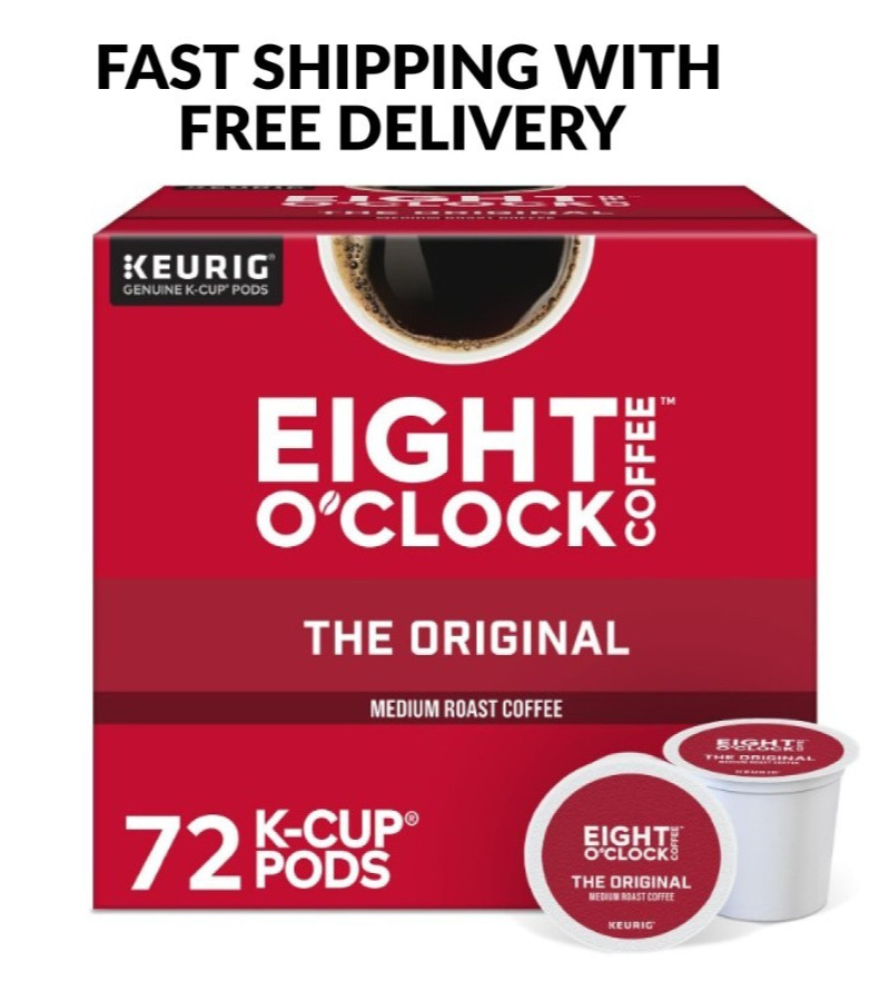 Eight O\'Clock Coffee the Original, Single-Serve Keurig K-Cup Pods, Medium Roast