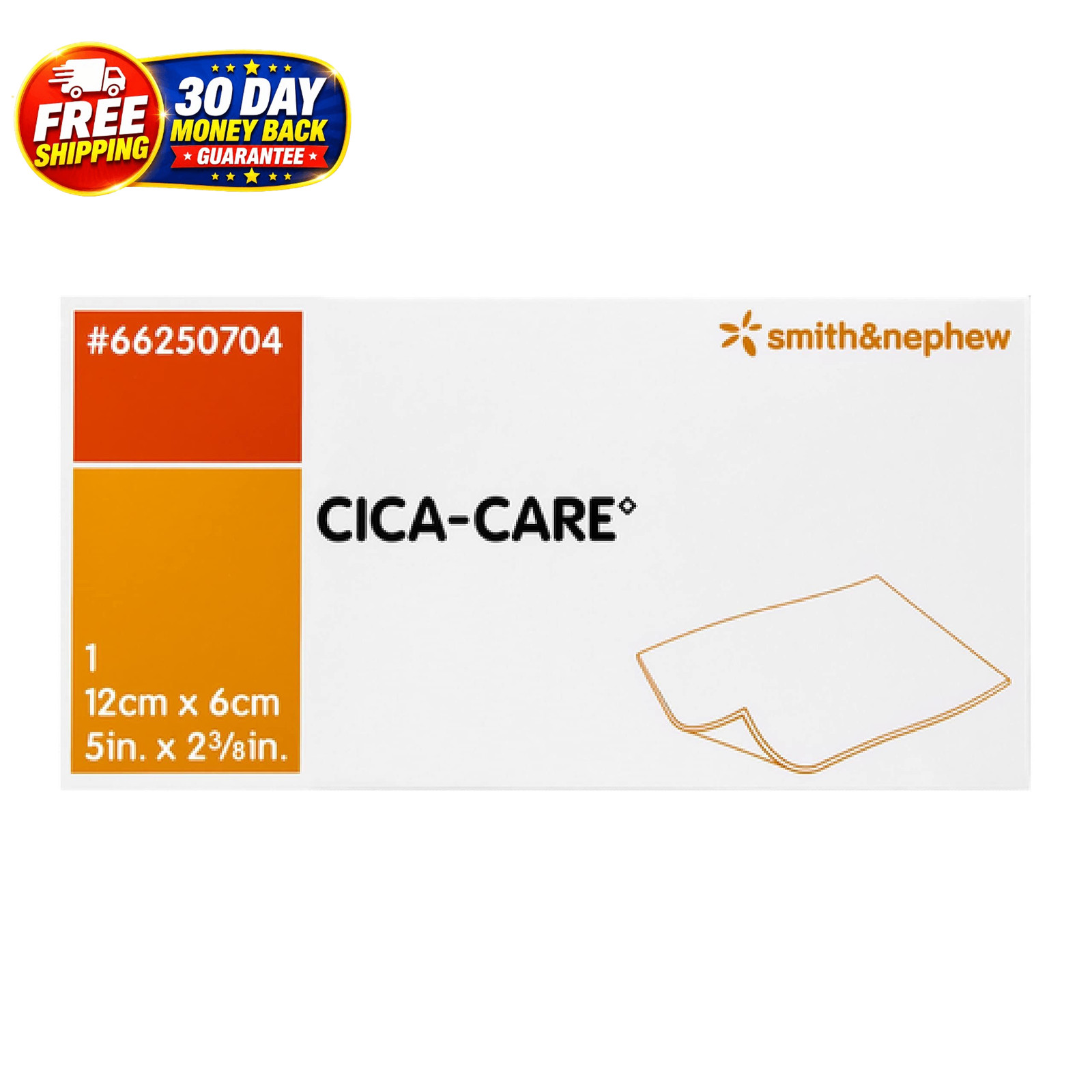 Cica-Care Self-Adhesive Silicone Gel Sheet for Scar Management 12 Cm by 6 Cm Cica-Care Self-Adhesive Silicone Gel Sheet for Scar Management 12 Cm by 6 Cm