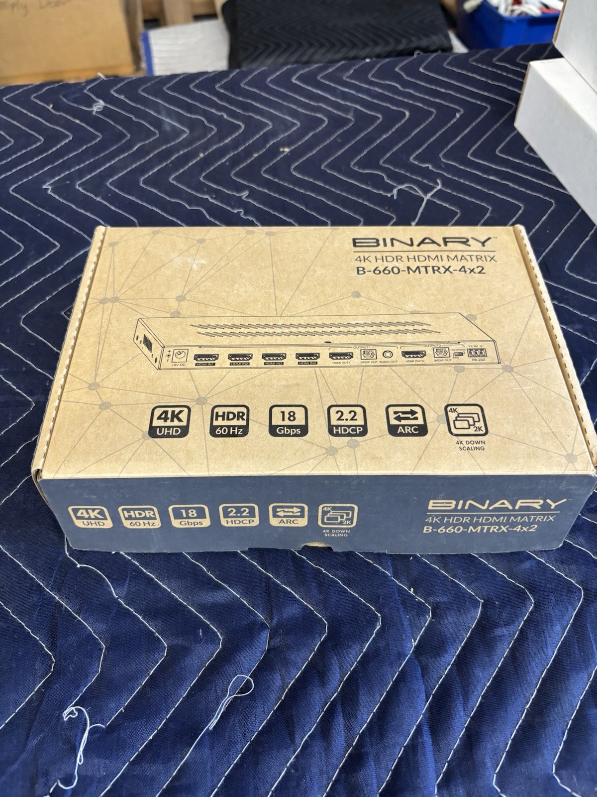 Binary 4K HDR HDMI MATRIX B-660-MTRX-4x2