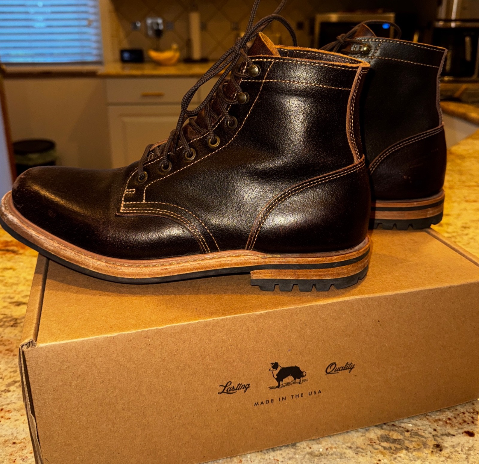 Truman Boot Co Java Waxed Flesh Leather Boot 9.5 Plain Toe Truman Boot Co Java Waxed Flesh Leather Boot 9.5 Plain Toe