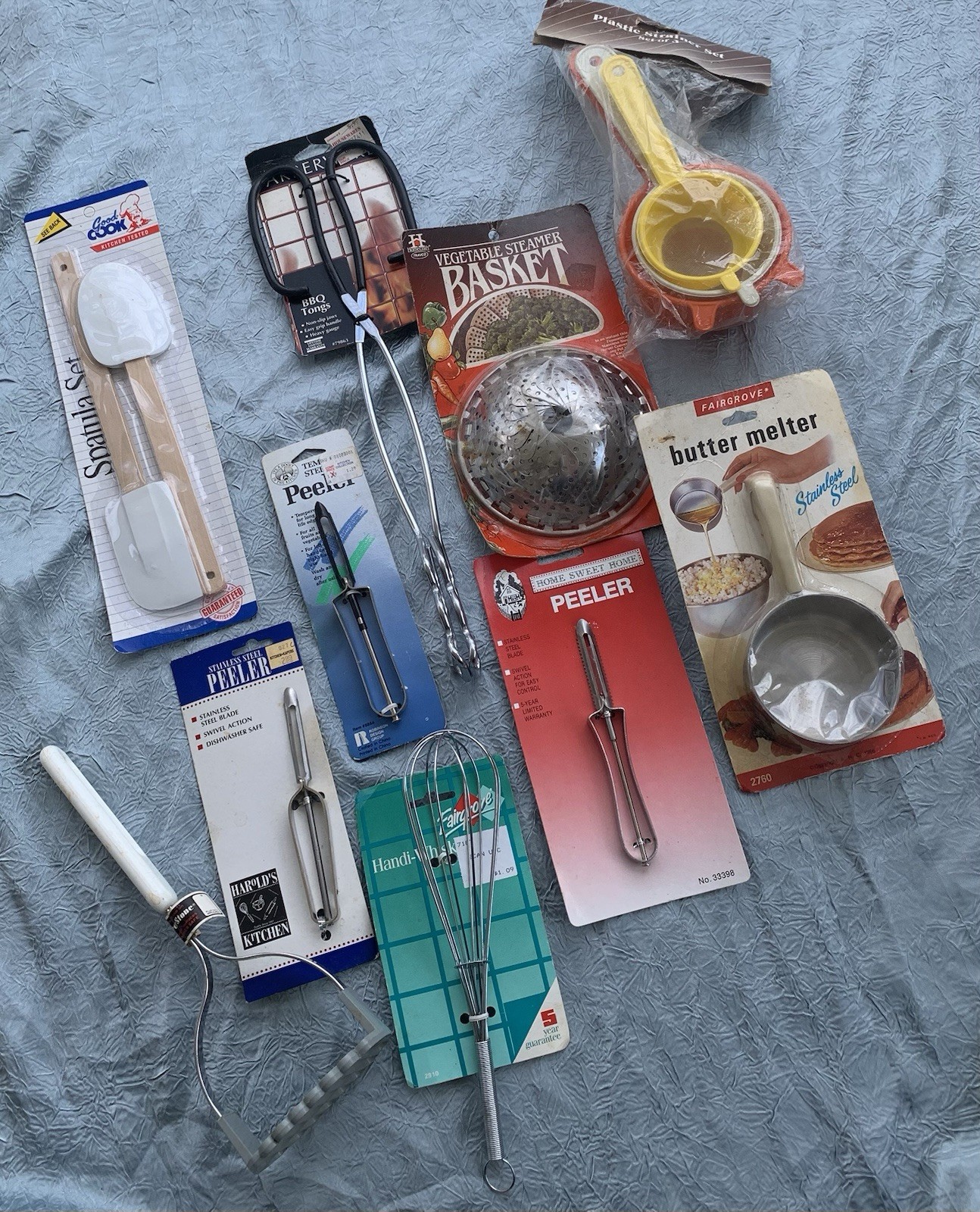  VINTAGE kitchen BUNDLE utensils new in original packaging classic brands 