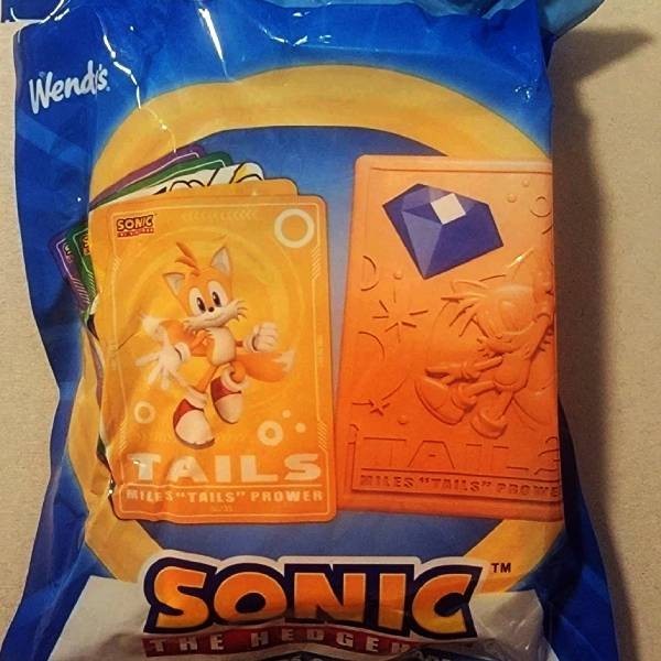 NEW 2026 Sonic the Hedgehog ,Tails, Trading Cards & Case Wendy's Kids Meal Toy NEW 2026 Sonic the Hedgehog ,Tails, Trading Cards & Case Wendy's Kids Meal Toy
