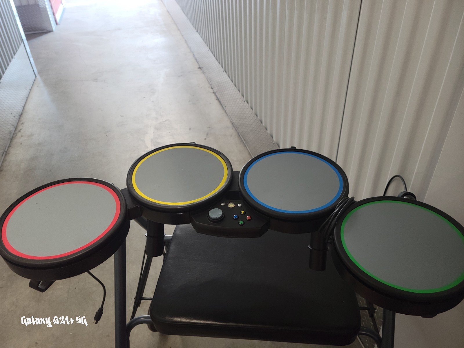 Harmonix 822149 Xbox 360 Rock Band Drum Set Only Tested Working No Poles